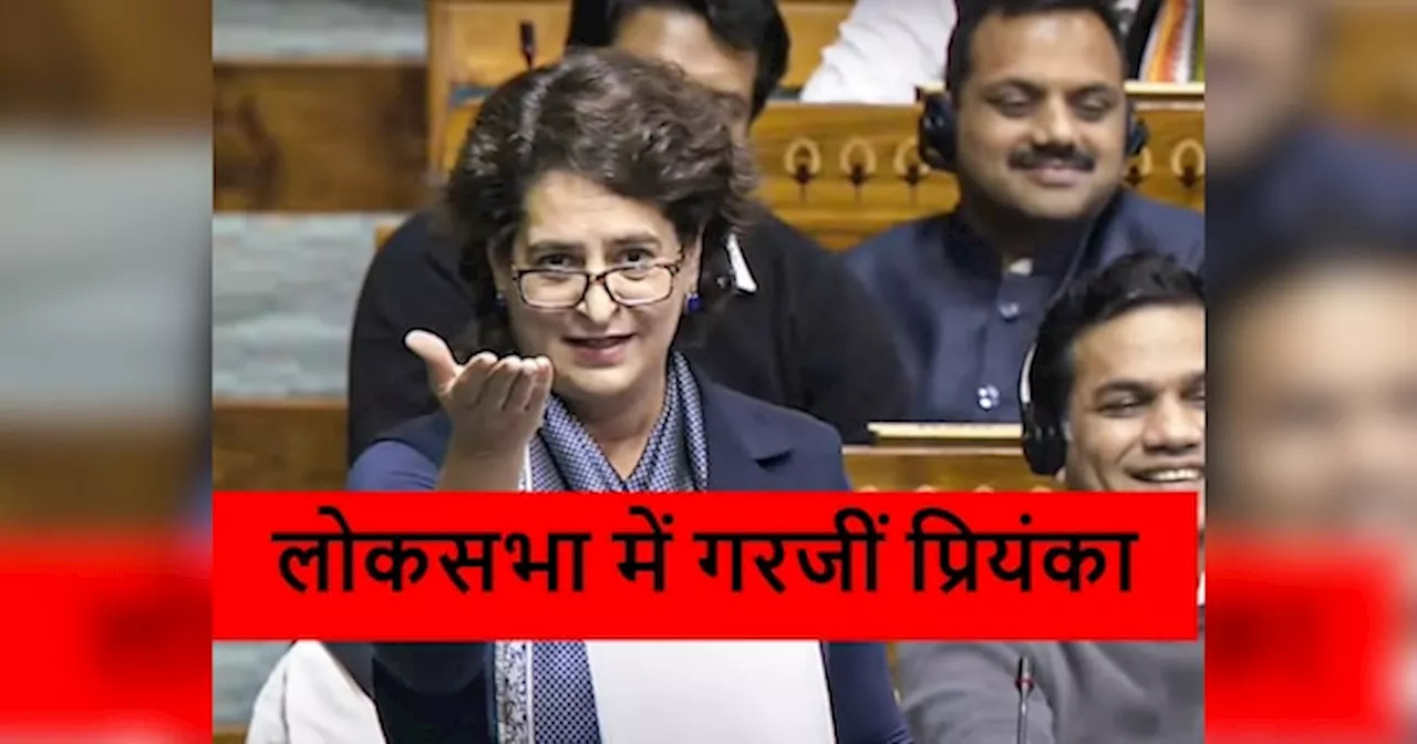 Priyanka Gandhi Speech: संविधान के बहाने राजा की कहानी और वॉशिंग मशीन... पहली स्पीच में ही प्रियंका ने कर डाली BJP की धुलाई