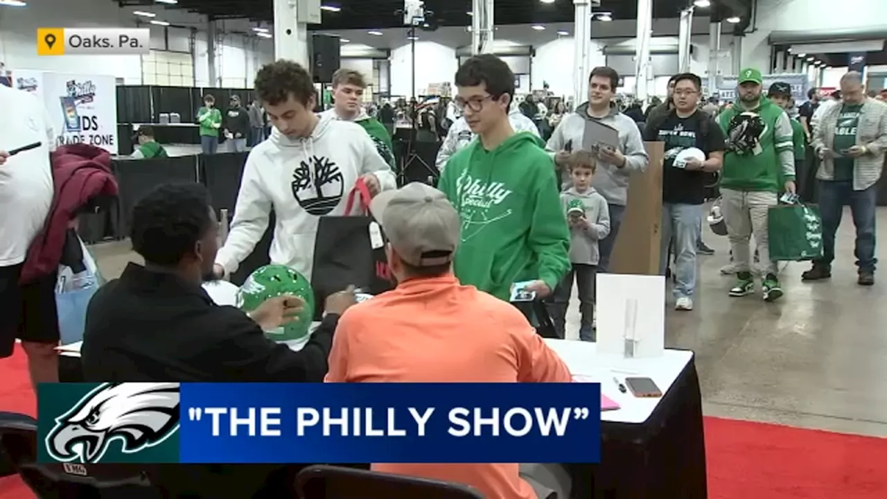 'Philly Show' takes over the Expo Center in Oaks; Eagles fans looking ahead to Steelers matchup