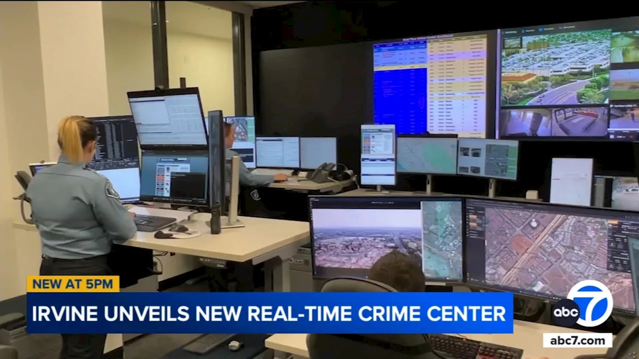 Irvine police unveil new technology as 'Real-Time Crime Center' opens