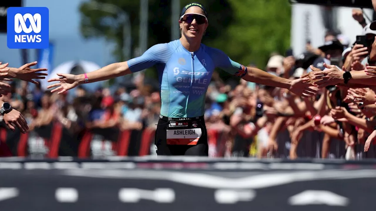 Australia's Ashleigh Gentle wins bronze for Australia at Ironman 70.3 World Championship