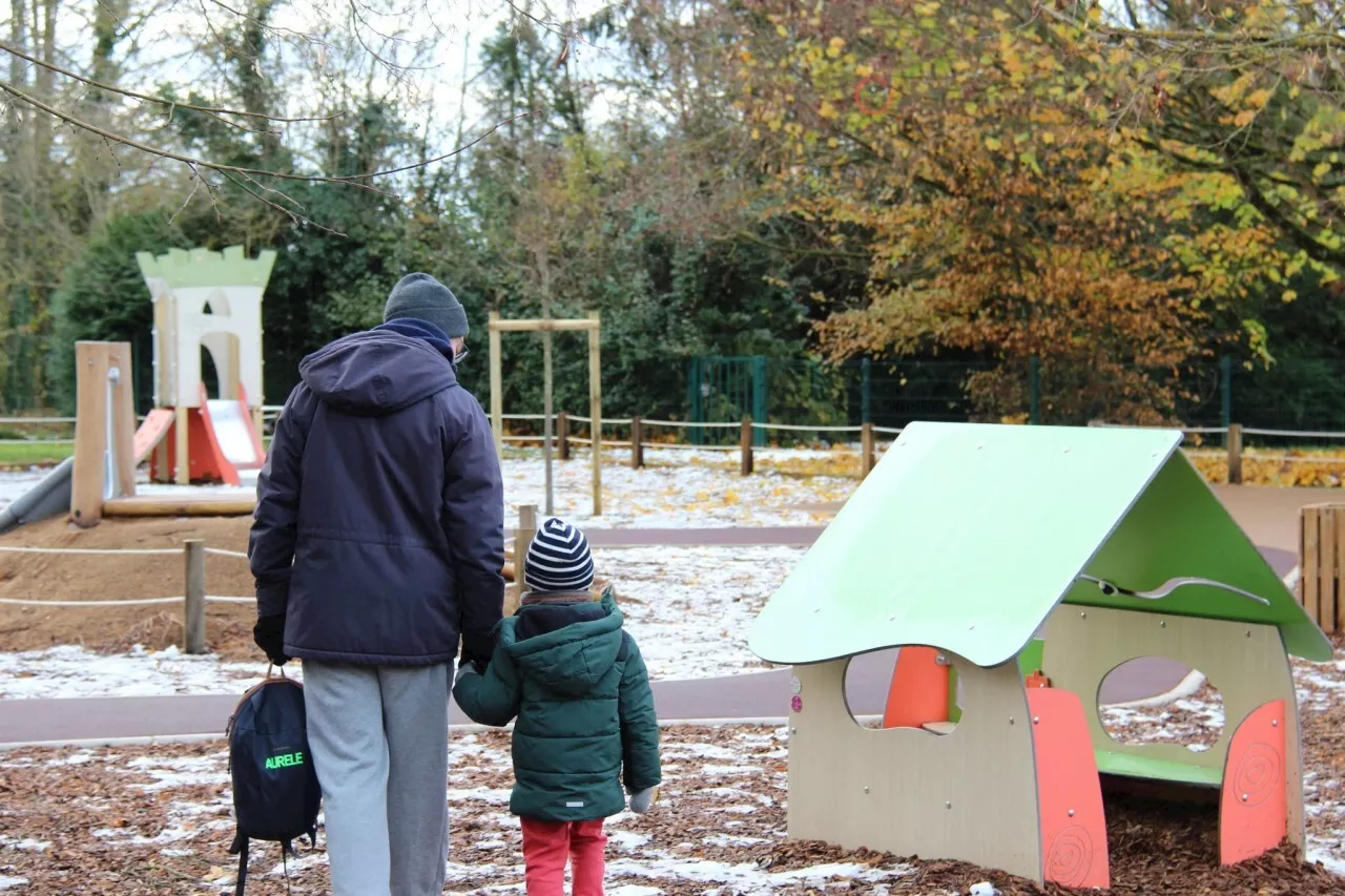 Une nouvelle cour pour cette école du Val-d'Oise