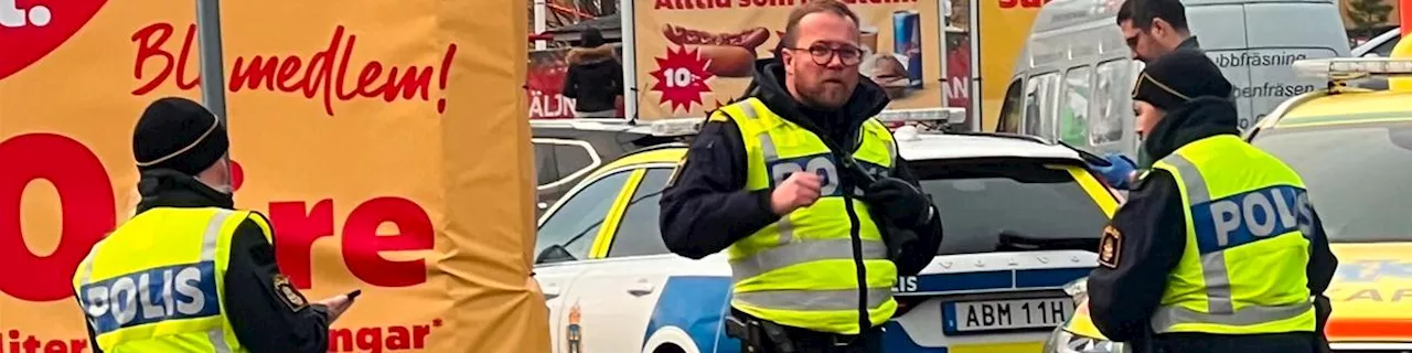 Polis påkörd av bilist – smitit från platsen