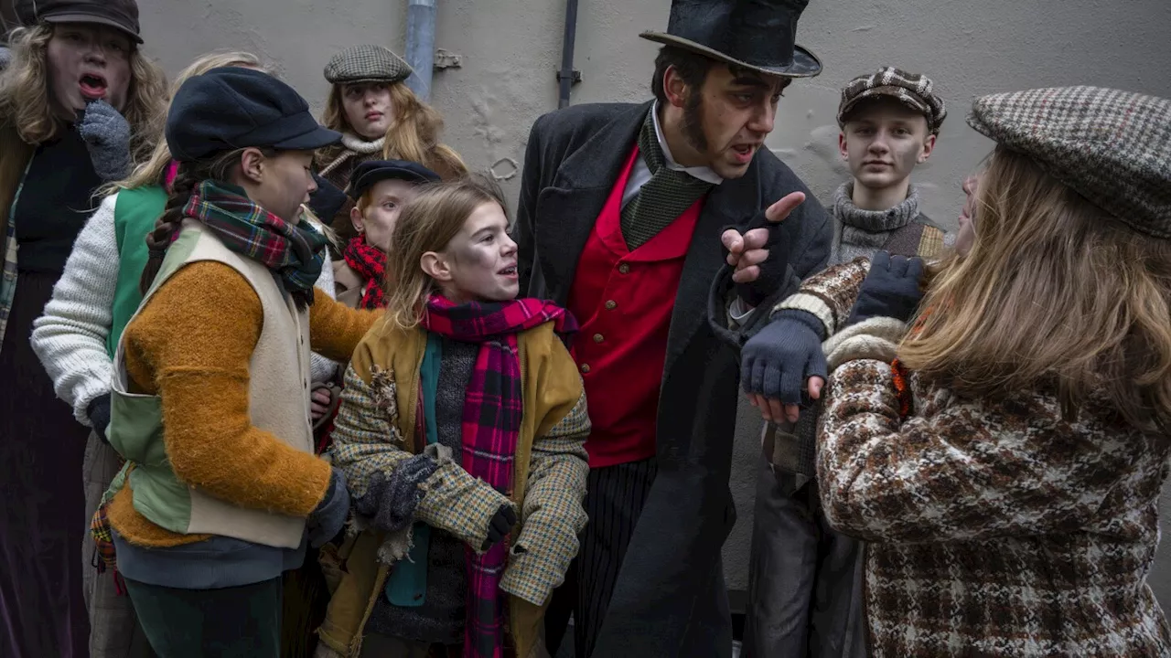 Charles Dickens' characters come alive in a Dutch town enamored with the English author