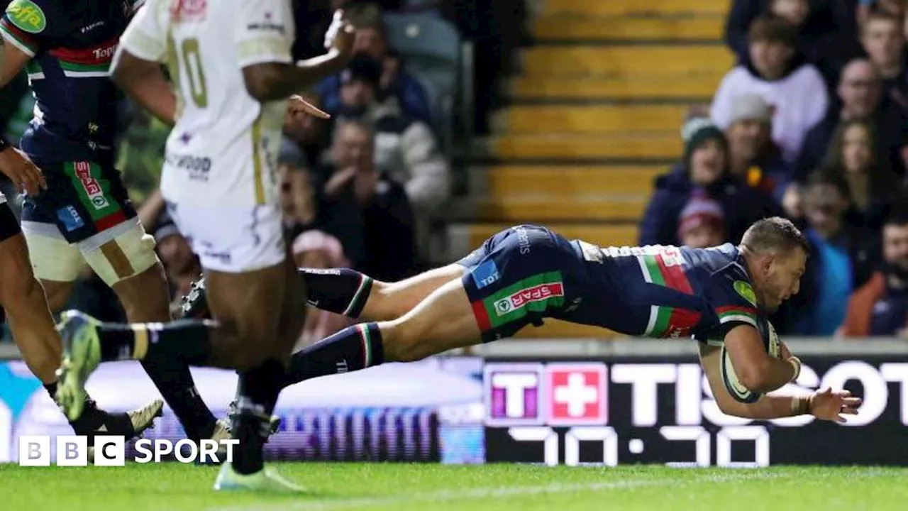 Leicester Tigers 56-17 Sharks: Handre Pollard inspires hosts to victory