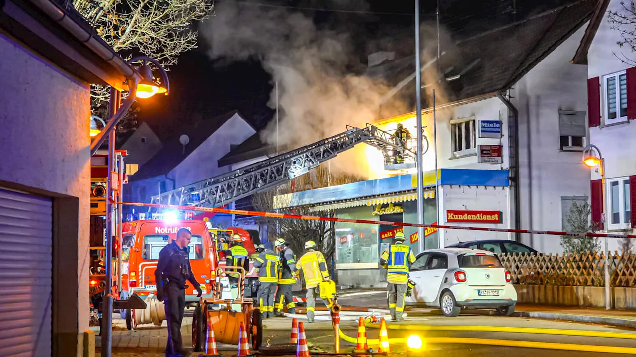 Feuer in Baden-Württemberg: Mann und Frau aus Wohnhaus in Reichenbach tot