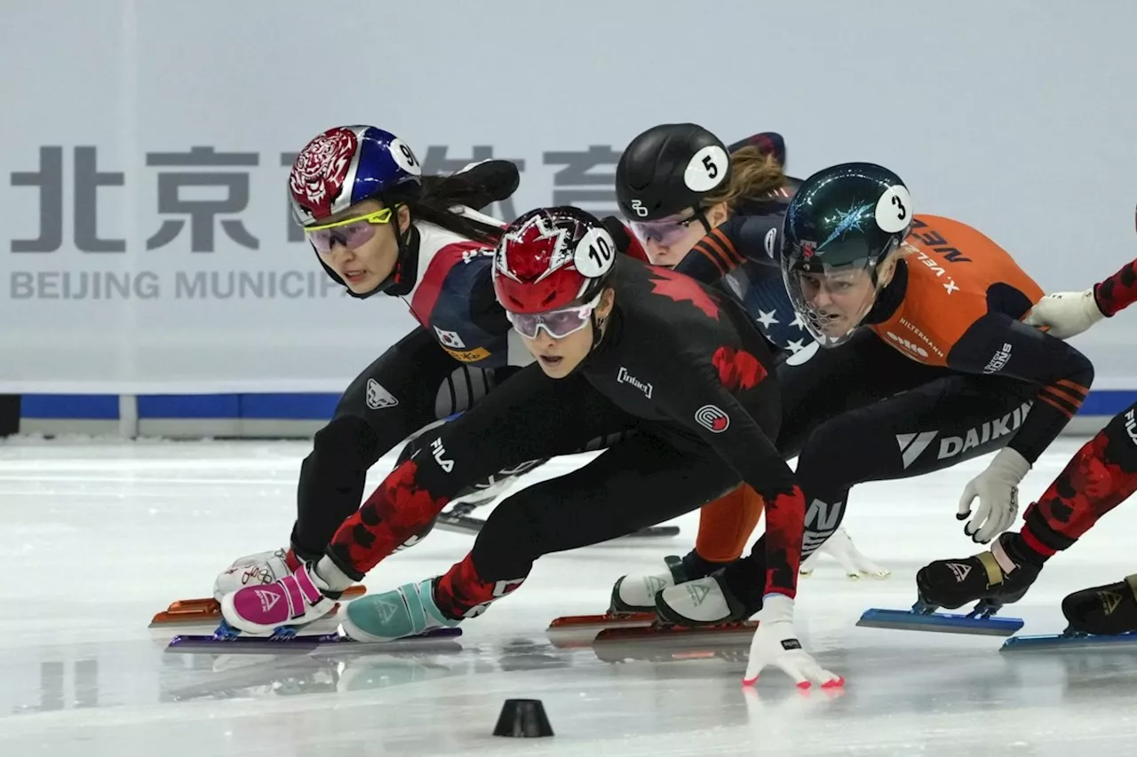 Canada earns five medals at short-track speedskating World Cup in Seoul