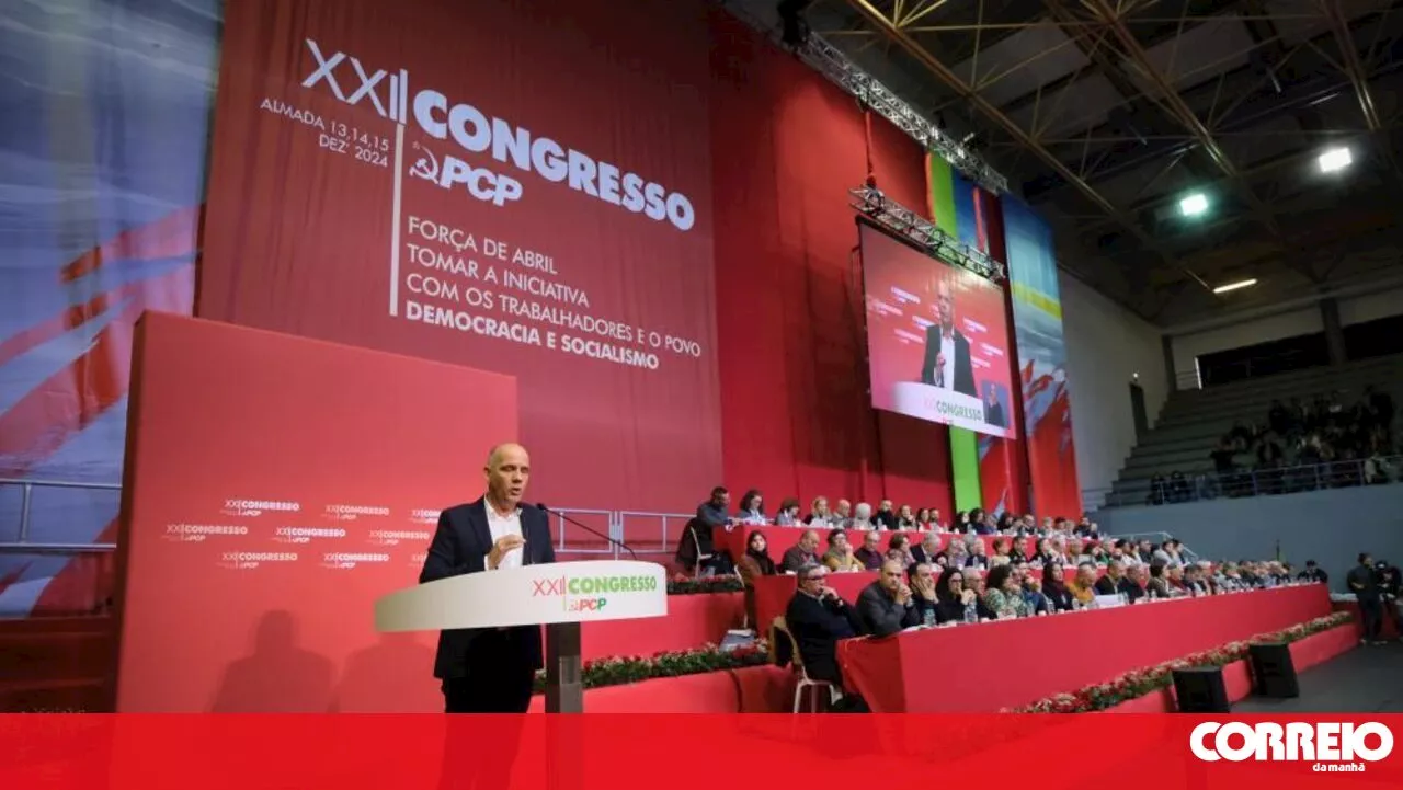 PCP elege hoje novo Comité Central no 22.º congresso do partido