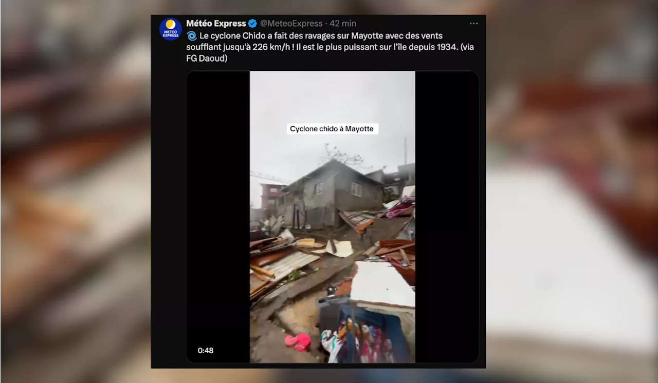 Cyclone Chido à Mayotte : «L'heure est à l'urgence», alerte Emmanuel Macron