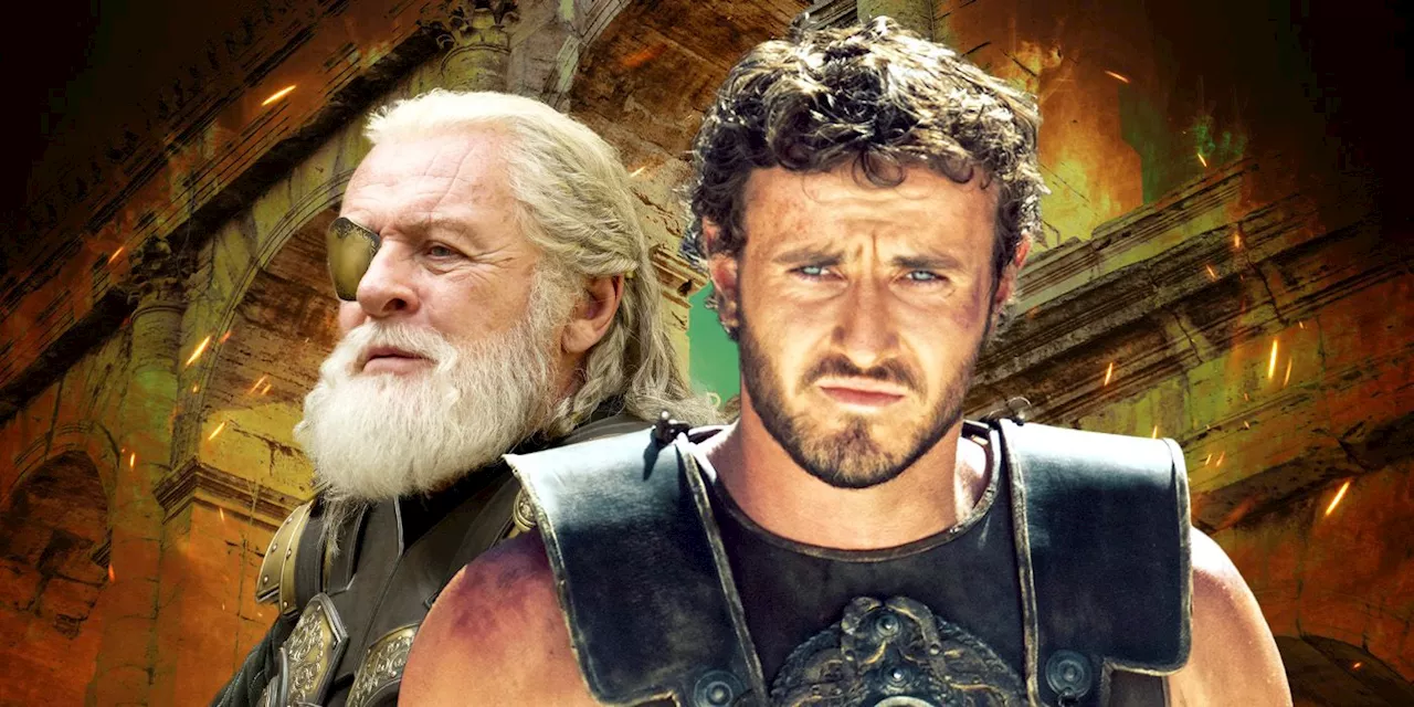 'Gladiator II' Never Filmed in Rome, and It's All Anthony Hopkins' Fault