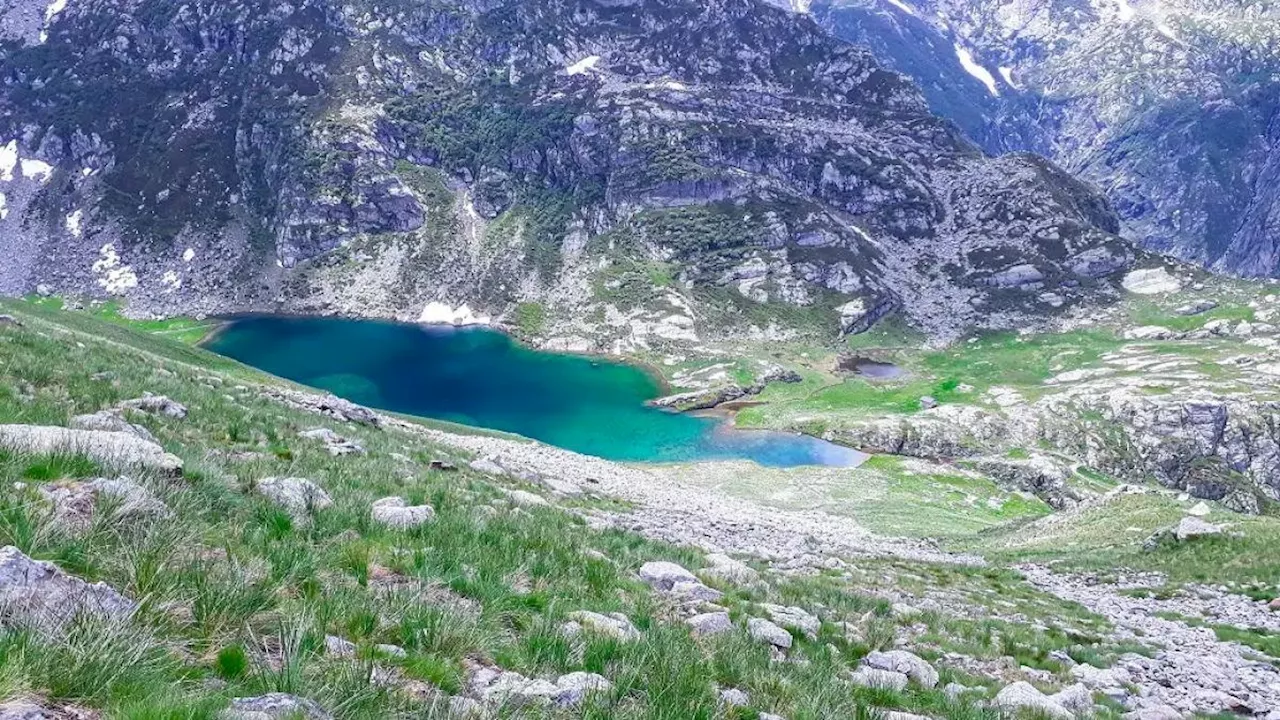 Il belvedere di Colle Sabbione: dalla piramide Rocciamelone al Lago della Vacca ghiacciato