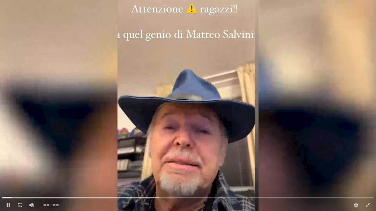 Vasco Rossi contro Salvini: «Se avete fumato una canna una settimana prima potete essere arrestati. Lo fa per il vostro bene»