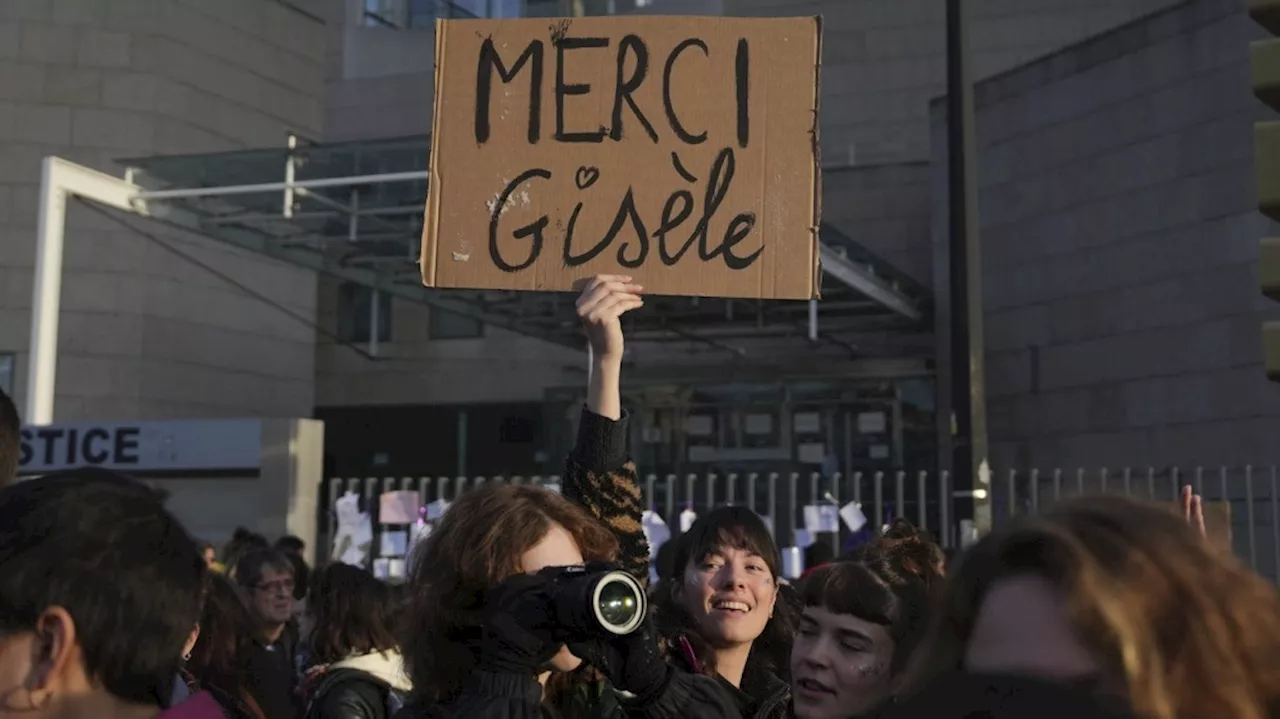 Women's right activists rally in France ahead of Gisèle Pelicot's rape trial verdict