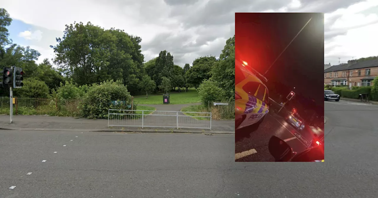 Police hunting three men after murder bid in Glasgow park