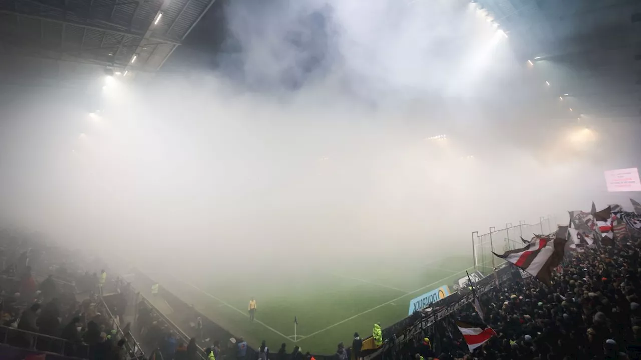 Pyrotechnik am Millerntor: Noch eine Unterbrechung in der Bundesliga