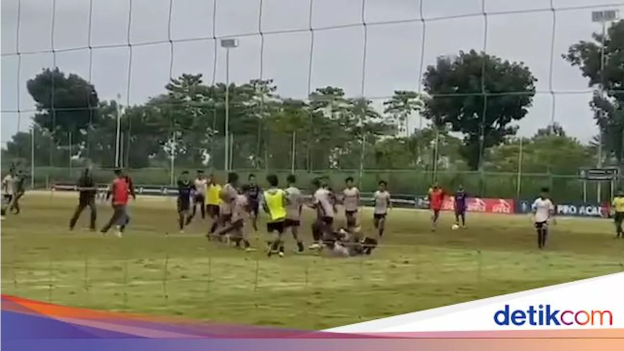 Heboh Pemain PSM U-20 Vs Persik U-20 Baku Pukul, Ini Penjelasan Pelatih