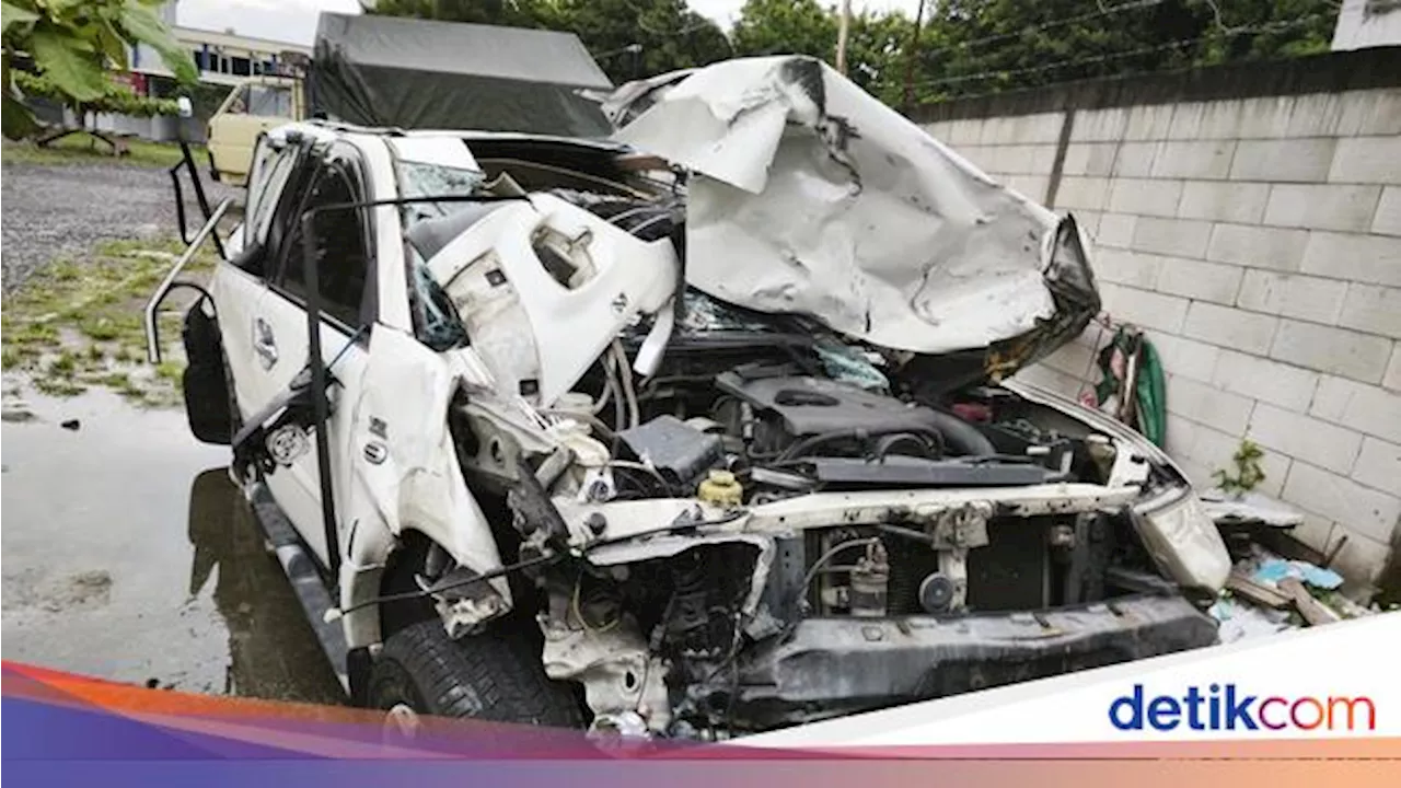 Penampakan Pajero Ringsek Usai Tabrak Pemotor hingga Tewas di Pasar Jongke Solo