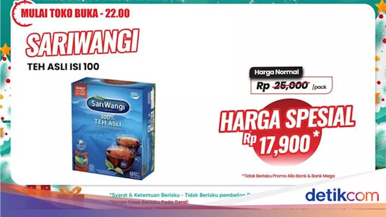 Teh Celup Diobral di Transmart Full Day Sale, Harganya Jadi Segini