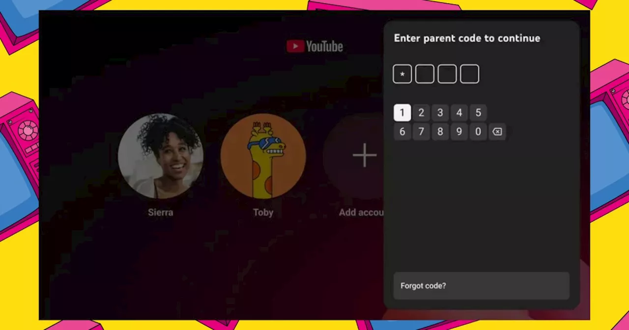 YouTube gets parental code feature on TV to protect kids