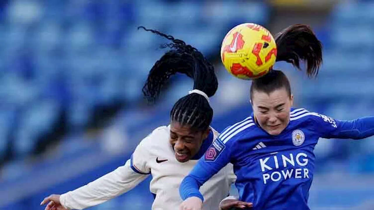 Chelsea's WSL winning streak ended by 1-1 draw at Leicester