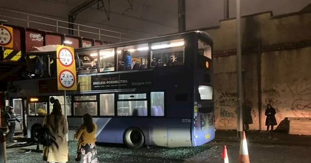 Glasgow bus crash passenger fighting for life as seven others injured