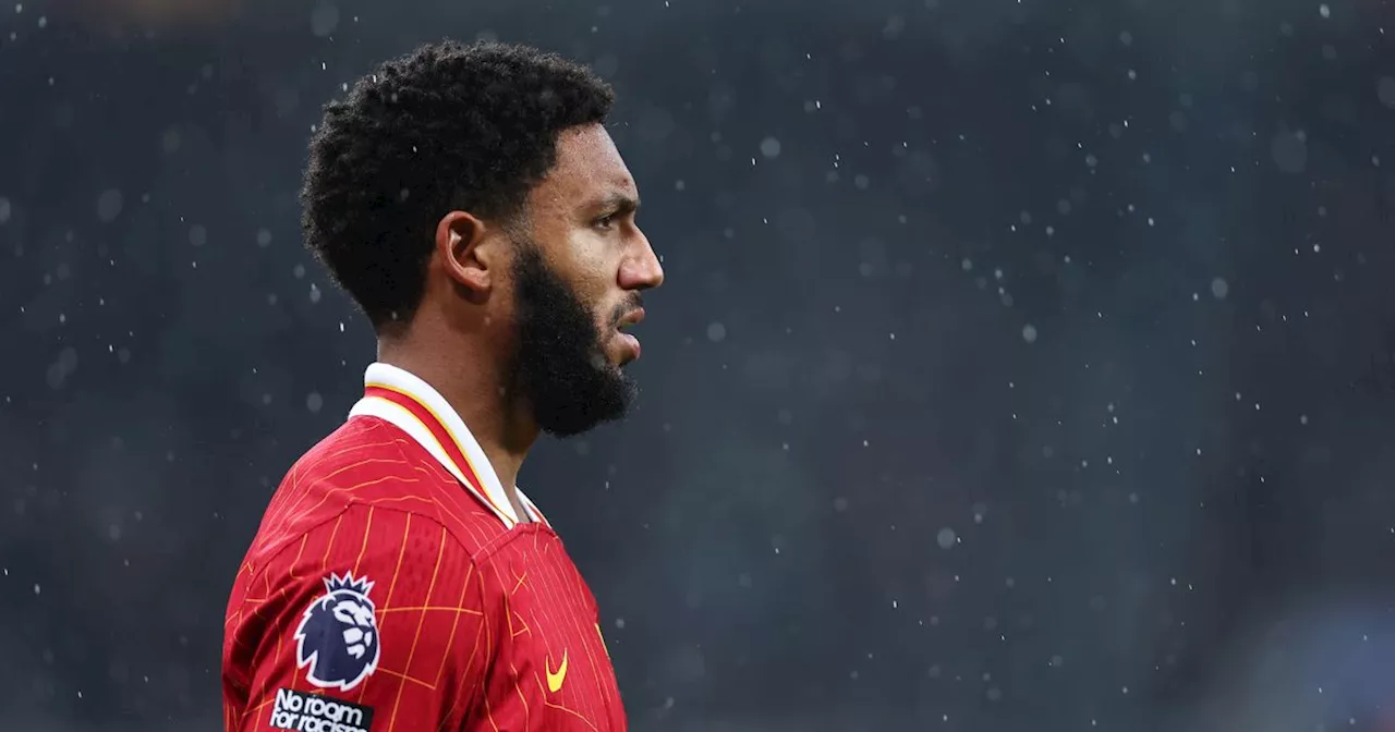 Liverpool's Joe Gomez was 'on his own' as he opens up on injury struggle