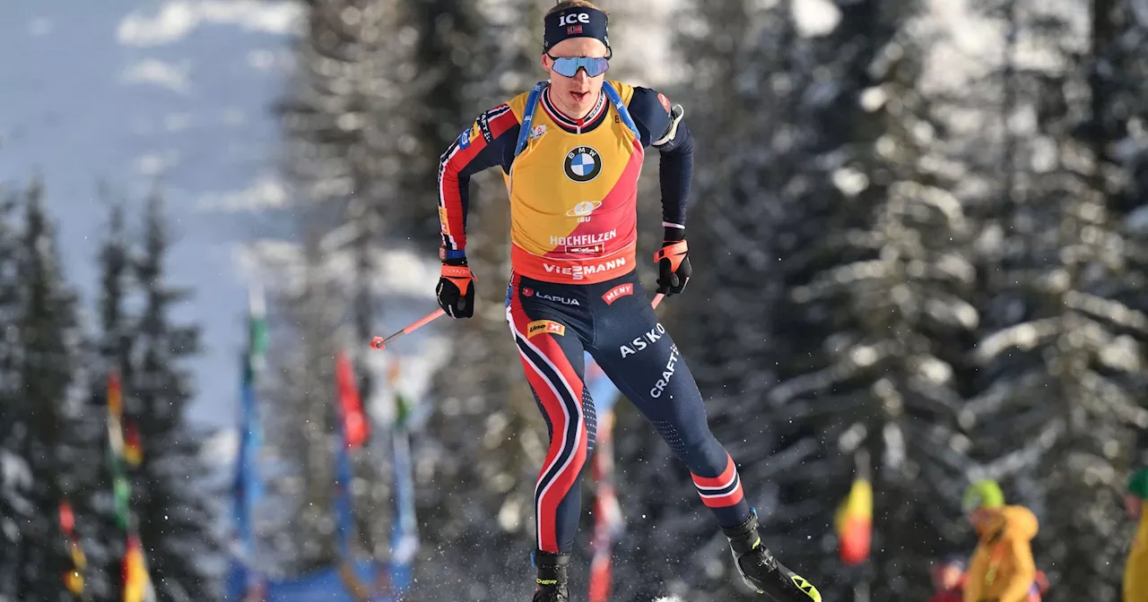  Johannes Boe remporte la poursuite après un accrochage avec Emilien Jacquelin dans le finish