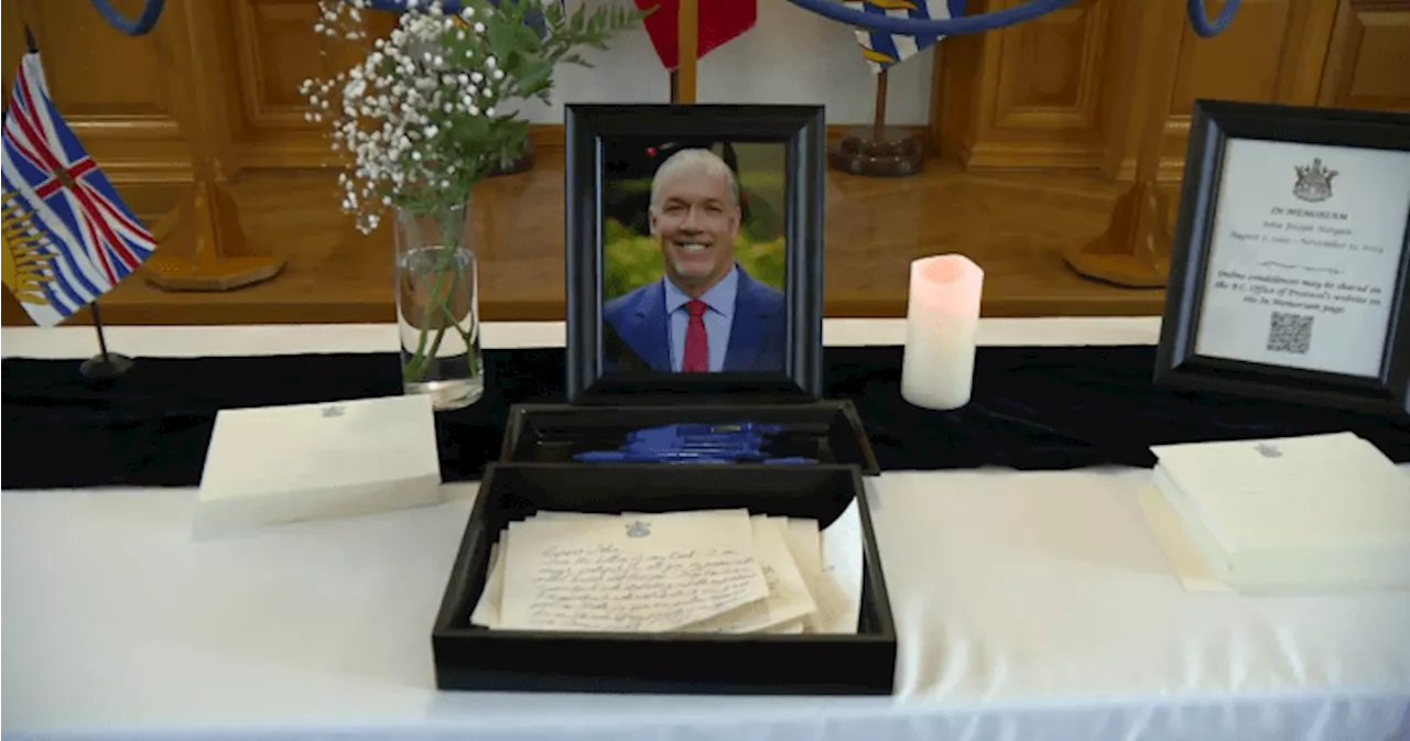 Fomer B.C. premier John Horgan’s provincial state memorial to be held Sunday