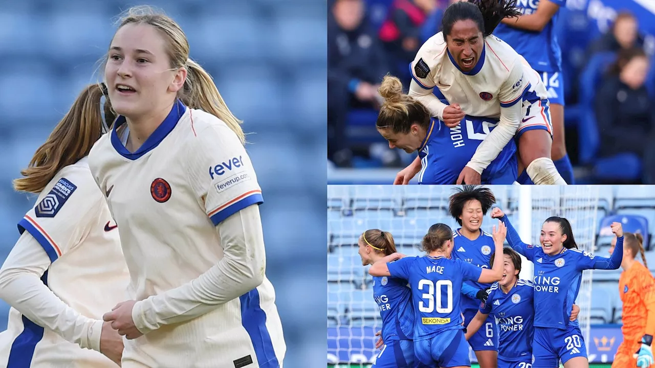 Chelsea women player ratings vs Leicester: Wieke Kaptein saves blunt Blues' blushes! Sonia Bompastor's winning machine finally halted in shock WSL draw with struggling Foxes