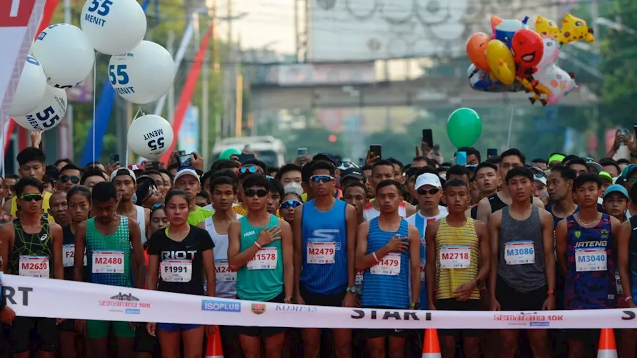 Persaingan Sengit Pelari Elite di Lintasan Semarang 10K