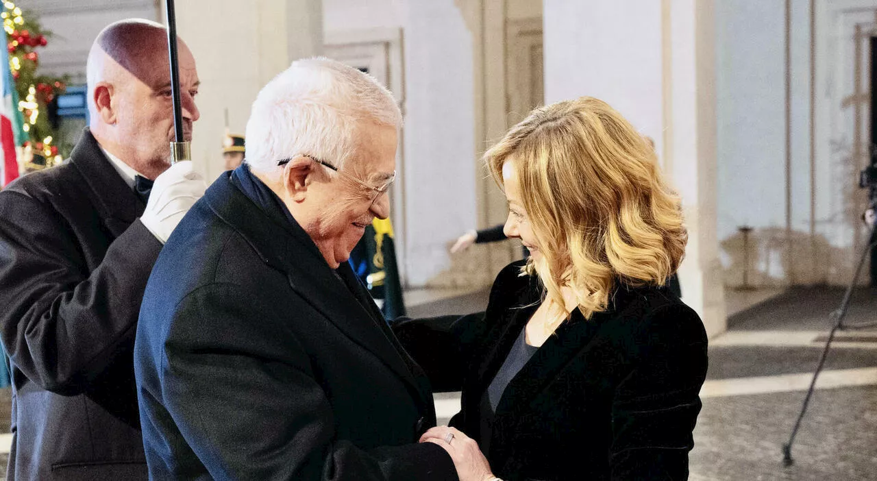 Abu Mazen a Roma incassa i «due Stati», il G7: «Sì al piano americano per Gaza»