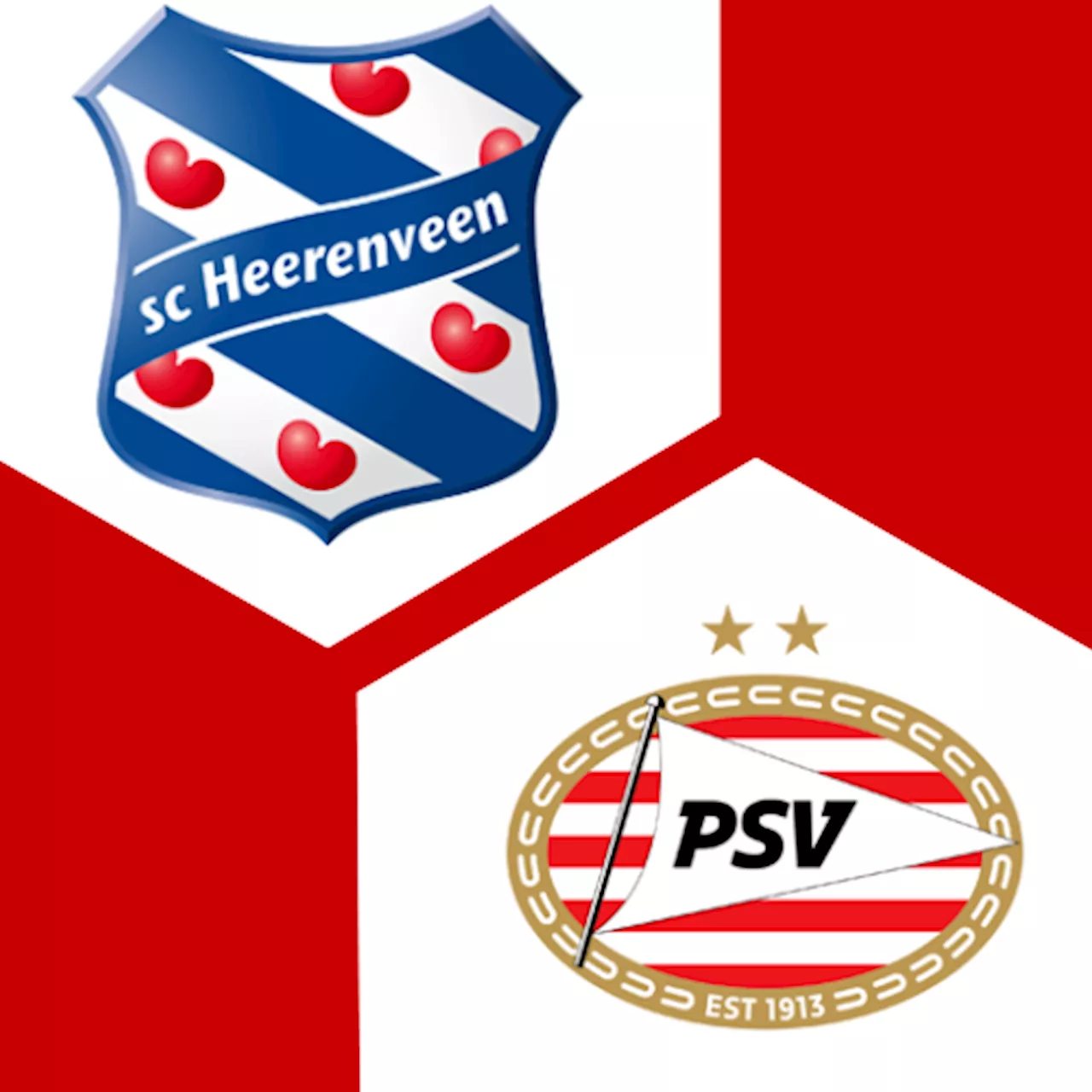 SC Heerenveen - PSV Eindhoven : | 16. Spieltag