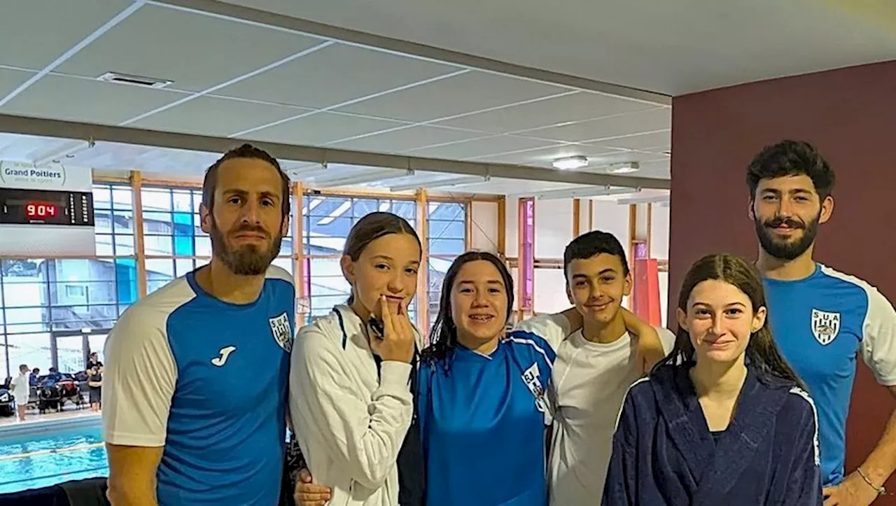 Championnats de natation de Nouvelle-Aquitaine : un titre et quatre podiums pour les benjamins agenais