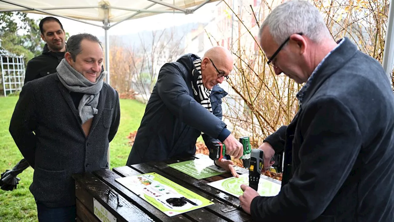 Deux sites de compostage collectif ont été labellisés 'Site Vitrine' à Cahors, une première dans le départemen