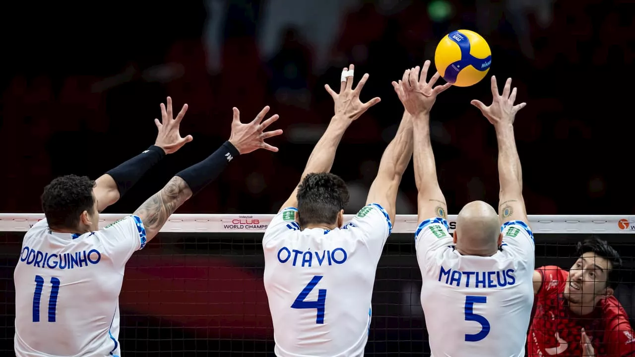 Vôlei: Cruzeiro vence iranianos e encara Trentino na final do Mundial de Clubes