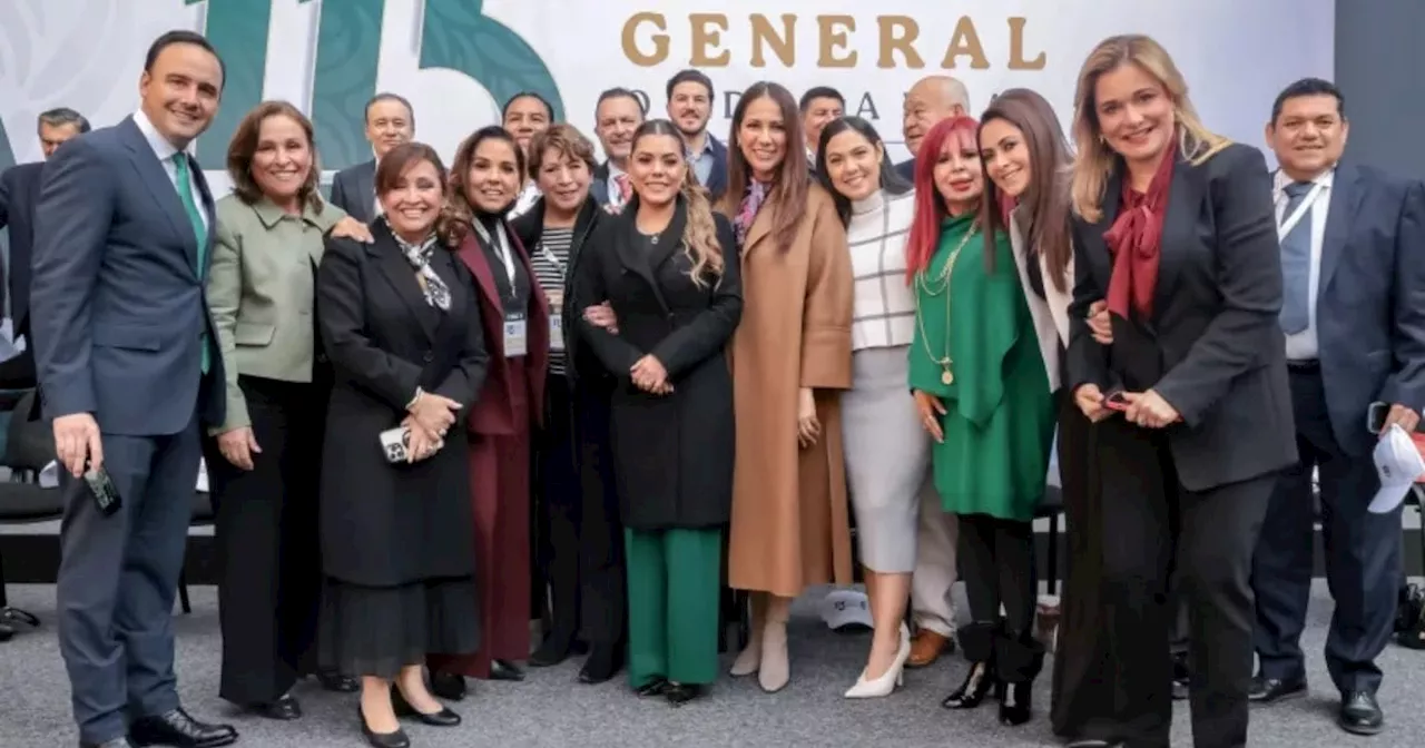 Maru Campos acude como invitada a la 115 Asamblea General Ordinaria del IMSS