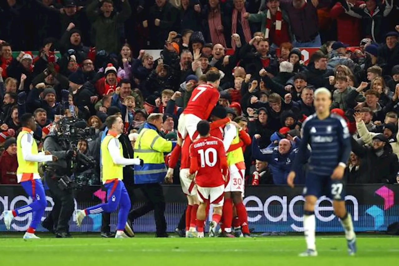 Nottingham Forest renverse Aston Villa et passe quatrième de Premier League