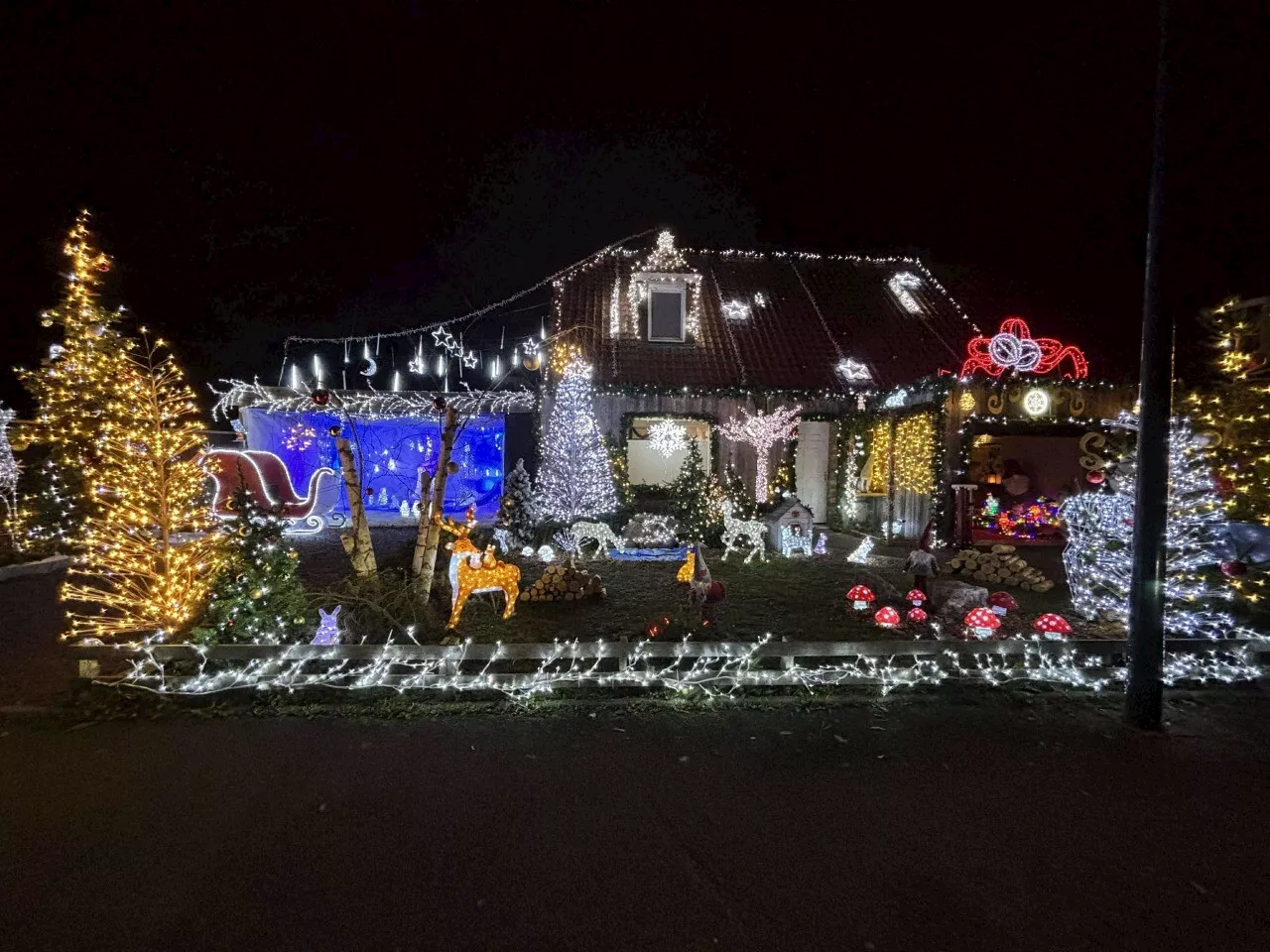 Près de Lens, cette maison illuminée pour Noël est à voir absolument !