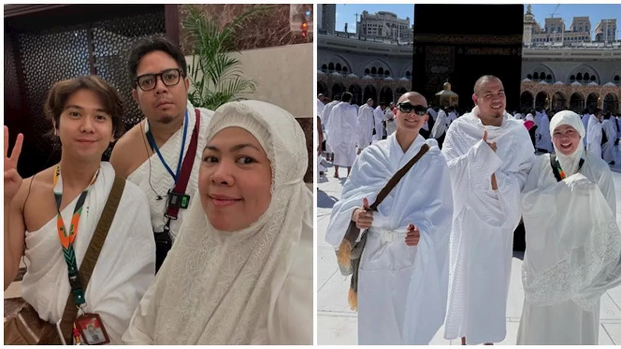 6 Potret Iqbaal Ramadhan Umroh Bareng Manajernya, Sudah Seperti Keluarga Sendiri