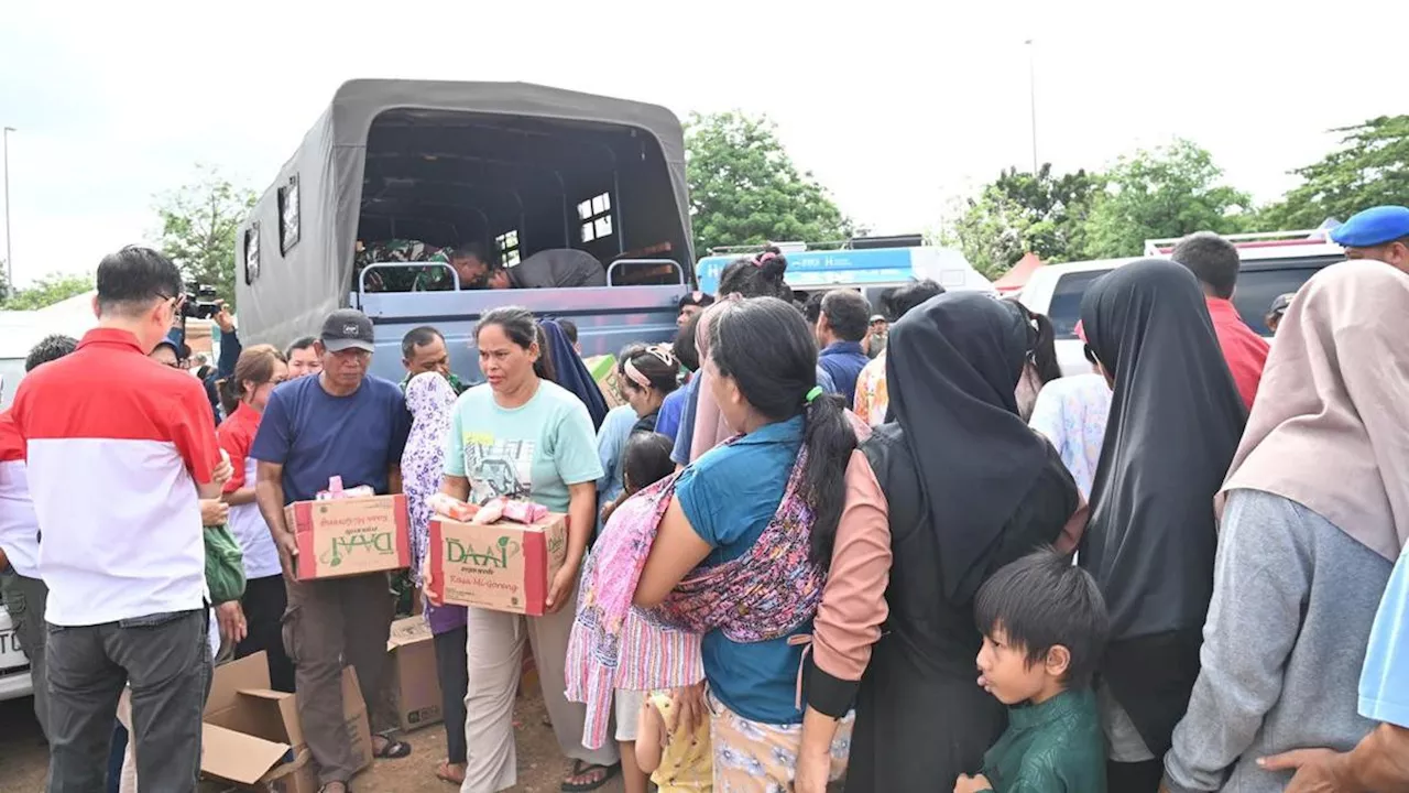 Gandeng Koarmada RI, INTI Gelar Baksos Bantu Korban Kebakaran di Kemayoran