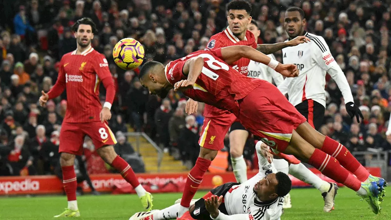 Hasil Liga Inggris: 10 Orang Liverpool Ditahan Fulham, Arsenal Gagal Memanfaatkan