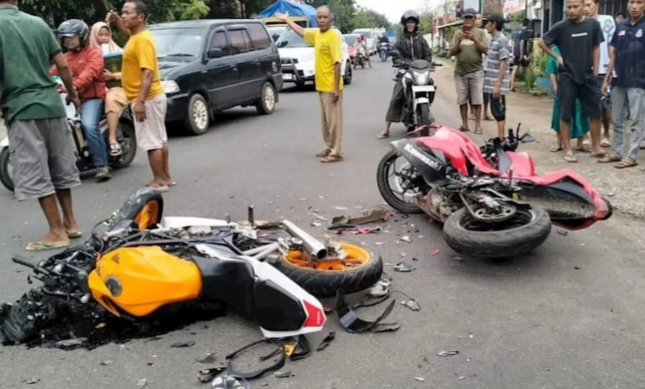 Dua Motor Gede Adu Banteng di Pati, Seorang Pengendara Wanita Meninggal