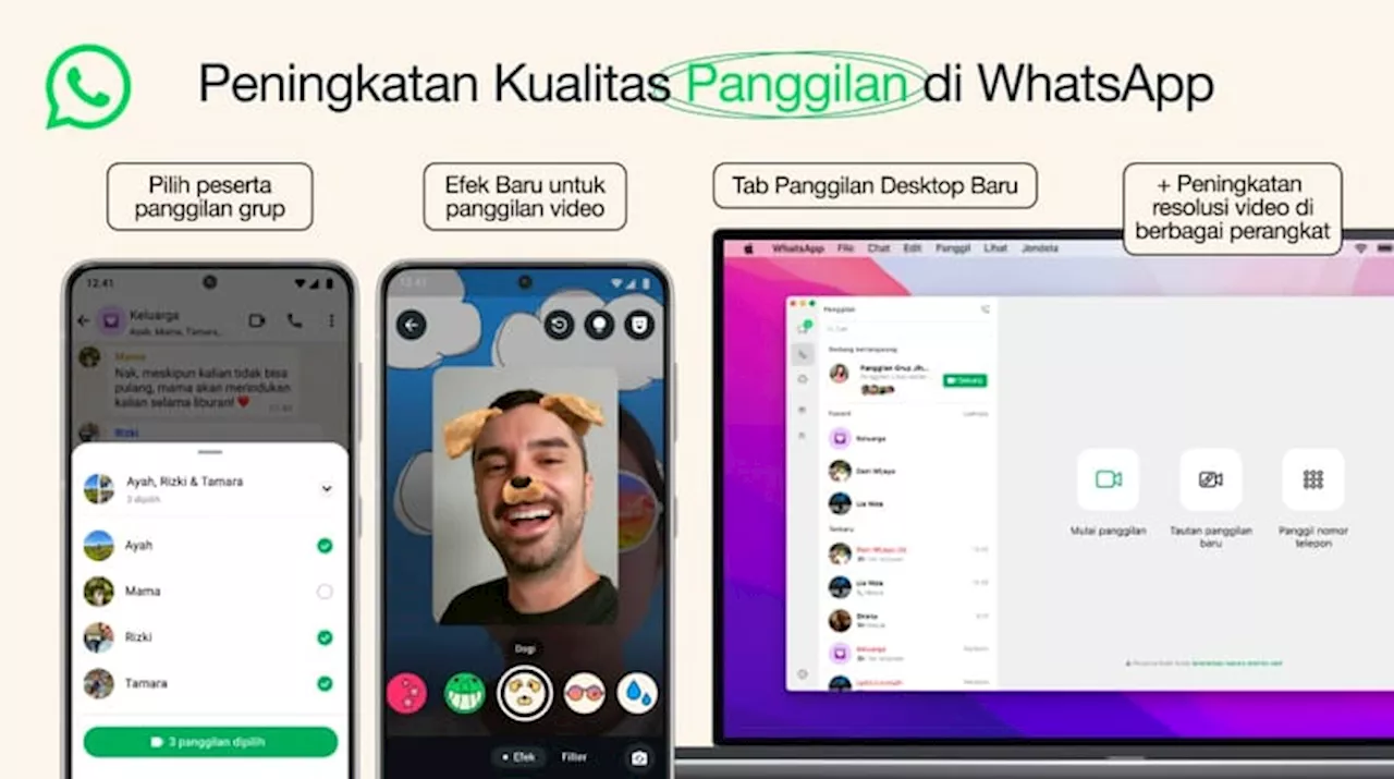 Whatsapp Upgrade Fitur Panggilan untuk Musim Liburan, Ini Riciannya