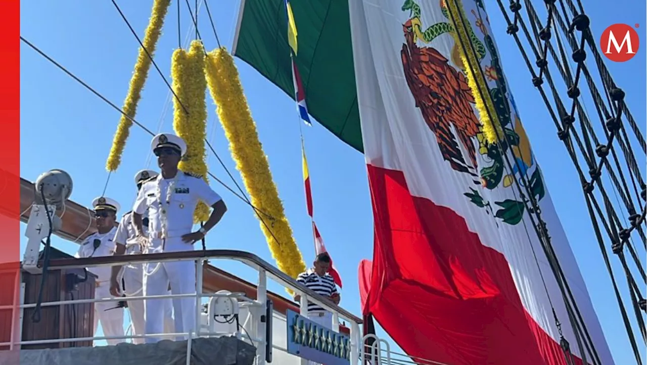 Arriba el Buque Escuela Velero Cuauhtémoc a México, después de una larga travesía