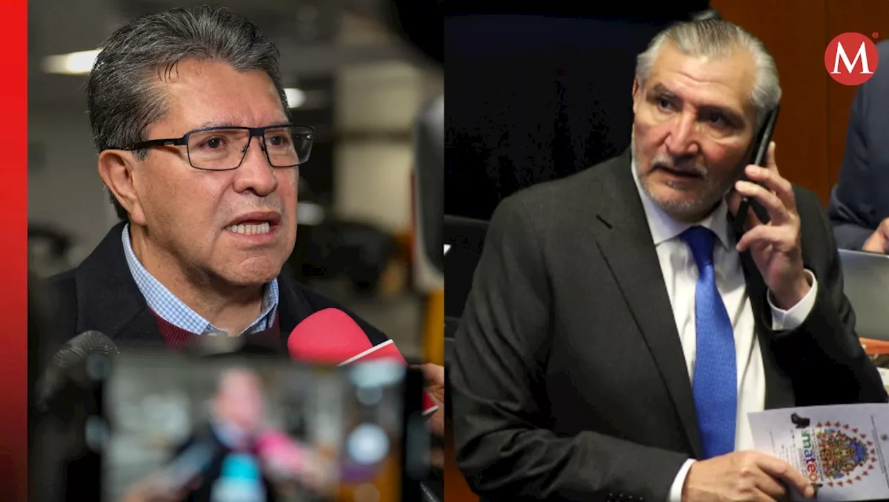 Monreal y Adán Augusto chocan por denuncias de irregularidades en contratos del Senado