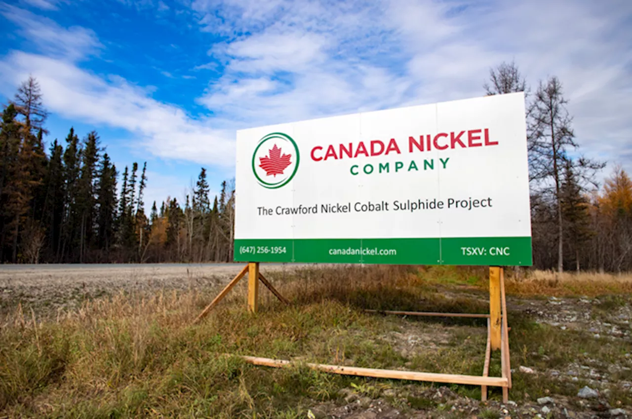 Canada Nickel secures $14m investment from Taykwa Tagamou Nation