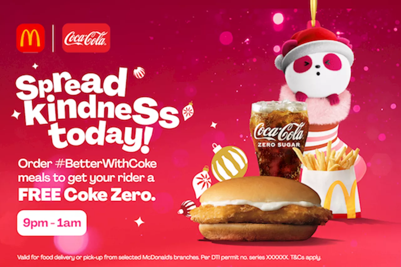 Brighten your Ka-panda’s night with #BetterWithCoke McDonald’s Meals on foodpanda