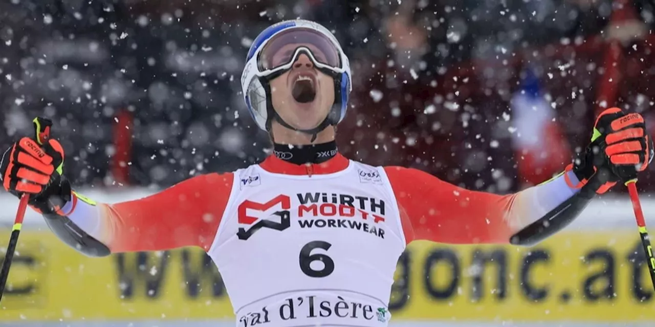 Marco Odermatt gewinnt den Riesenslalom von Val d'Isère