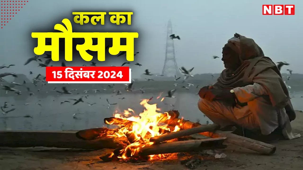 कल का मौसम 15 दिसंबर 2024: पहाड़ों में बर्फबारी तो दिल्ली-NCR में शीतलहर, जानें कैसा रहेगा आपके शहर का मौसम