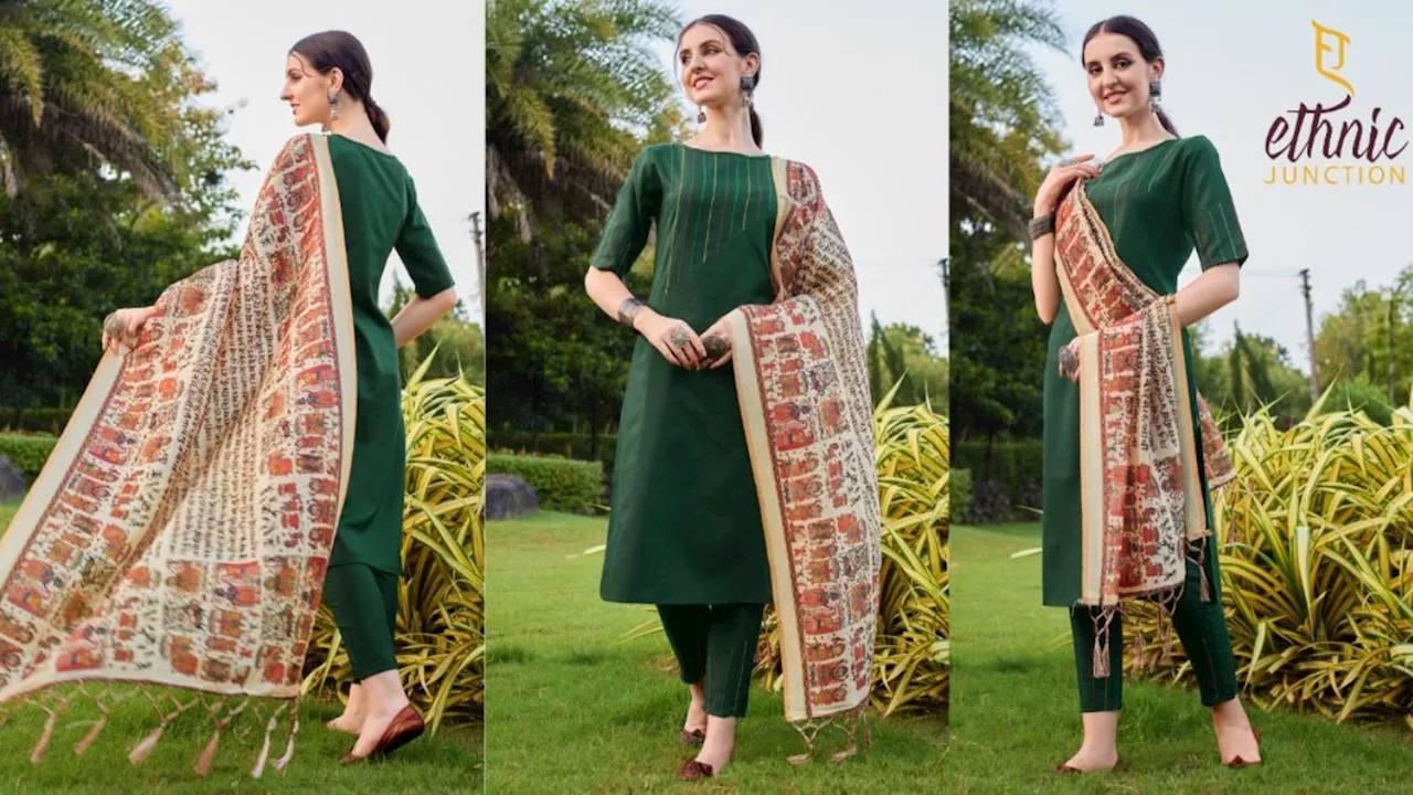 ऑफर देख रह जाएंगे दंग! Amazon Sale 2024 में 87% तक के झामफाड़ डिस्काउंट पर मिल रहा Boat Neck Kurti Design