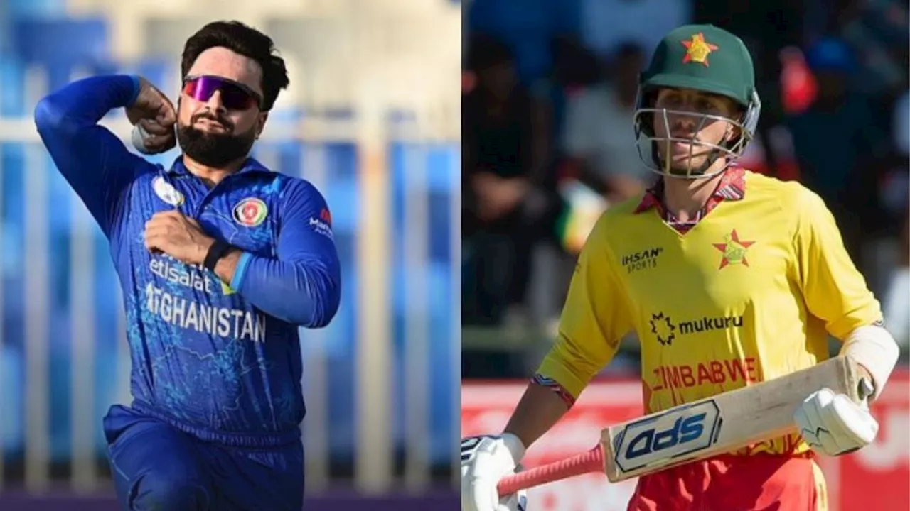 ZIM vs AFG: राशिद खान की स्पिन बनी विलेन, जिंबाब्वे ने टेके घुटने